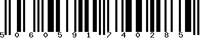 EAN-13 : 5060591740285