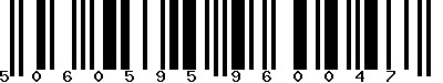 EAN-13 : 5060595960047