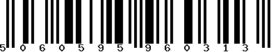 EAN-13 : 5060595960313