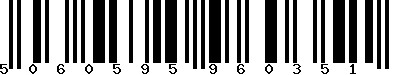 EAN-13 : 5060595960351