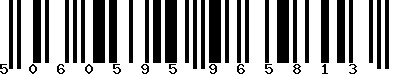 EAN-13 : 5060595965813