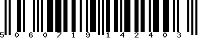 EAN-13 : 5060719142403