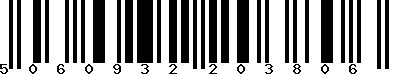 EAN-13 : 5060932203806