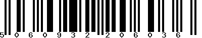 EAN-13 : 5060932206036