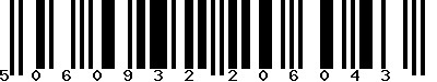 EAN-13 : 5060932206043