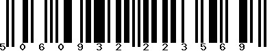 EAN-13 : 5060932223569