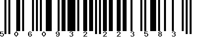 EAN-13 : 5060932223583