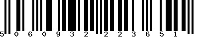 EAN-13 : 5060932223651