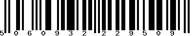 EAN-13 : 5060932229509