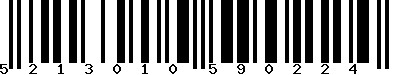EAN-13 : 5213010590224