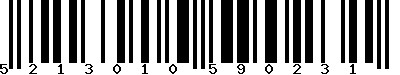 EAN-13 : 5213010590231