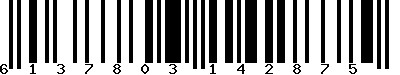 EAN-13 : 6137803142875