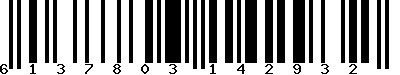EAN-13 : 6137803142932
