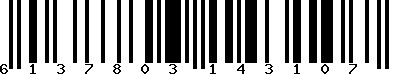 EAN-13 : 6137803143107