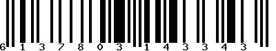 EAN-13 : 6137803143343