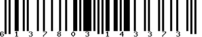 EAN-13 : 6137803143373