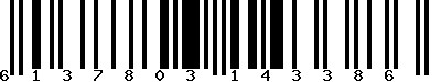 EAN-13 : 6137803143386
