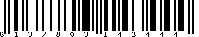 EAN-13 : 6137803143444