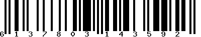 EAN-13 : 6137803143592