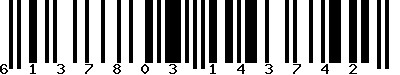 EAN-13 : 6137803143742