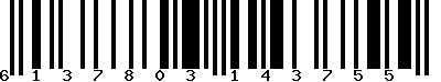 EAN-13 : 6137803143755