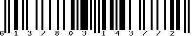 EAN-13 : 6137803143772