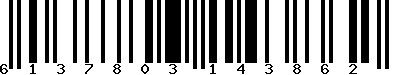 EAN-13 : 6137803143862
