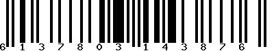 EAN-13 : 6137803143876