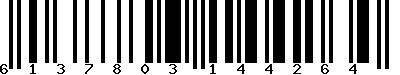 EAN-13 : 6137803144264