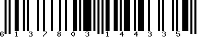 EAN-13 : 6137803144335