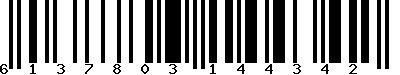 EAN-13 : 6137803144342