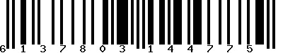 EAN-13 : 6137803144775