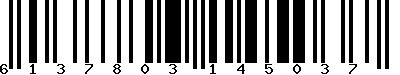 EAN-13 : 6137803145037