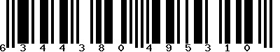 EAN-13 : 6344380495310