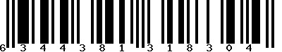 EAN-13 : 6344381318304