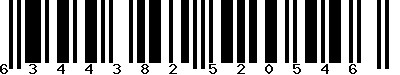 EAN-13 : 6344382520546