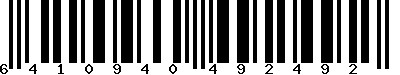 EAN-13 : 6410940492492