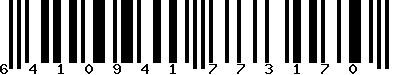EAN-13 : 6410941773170