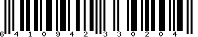 EAN-13 : 6410942330204