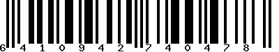 EAN-13 : 6410942740478