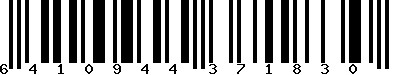 EAN-13 : 6410944371830