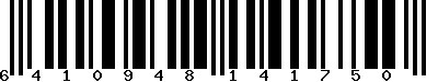 EAN-13 : 6410948141750