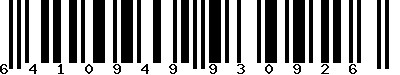 EAN-13 : 6410949930926