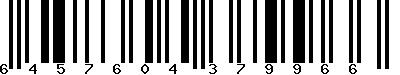 EAN-13 : 6457604379966