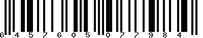 EAN-13 : 6457605077984