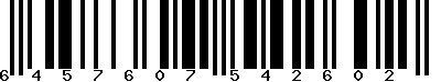 EAN-13 : 6457607542602