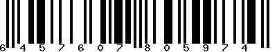 EAN-13 : 6457607805974