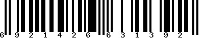 EAN-13 : 6921426631392