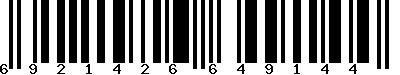 EAN-13 : 6921426649144