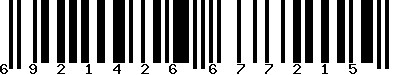 EAN-13 : 6921426677215
